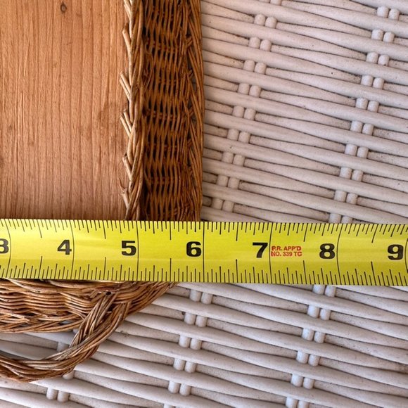 Beautiful Vintage1940's Mexican feather art bird rattan basket wall decor - Picture 6 of 6